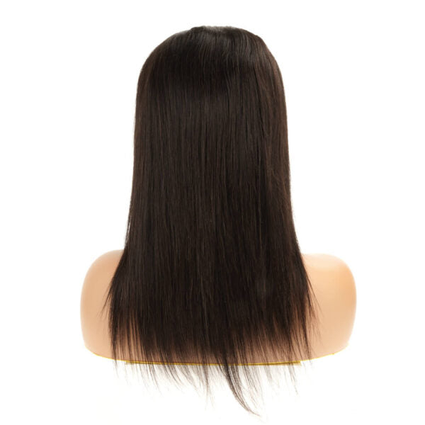 Transparent Lace Human Hair Wig with Machine Weft Cap | Cohenshair