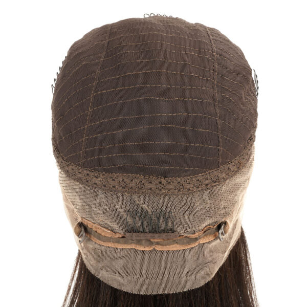 Transparent Lace Human Hair Wig with Machine Weft Cap | Cohenshair