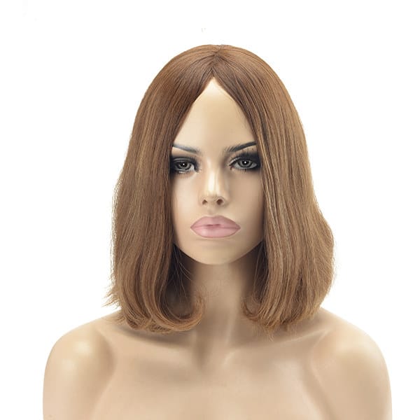 Jewish Straight Non-layered Human Hair Wig