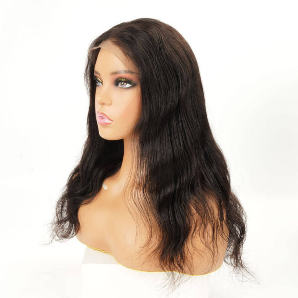 13×4 Long Black Lace Front Wigs