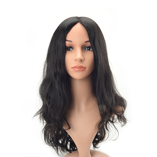 European Black Hair Jewish Kosher Sheitel Short Layer Wig