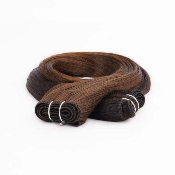 Flat Weft Hair Extension with Stitching Lines